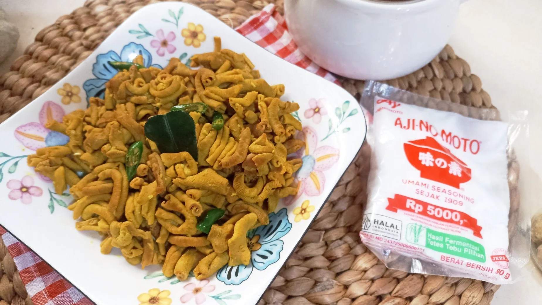 Usus Ayam Bumbu Kuning