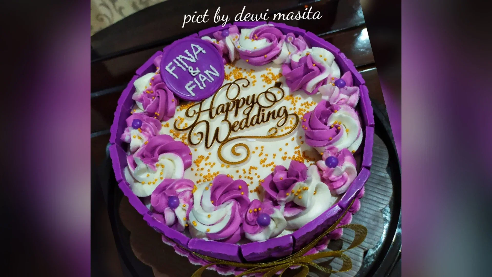 Weeding Tart Cake ala ajinomoto