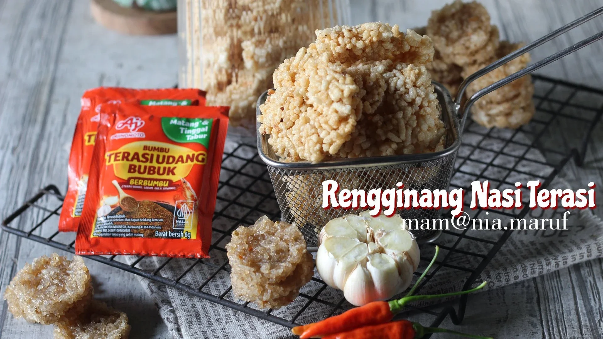 Rengginang Nasi Terasi #NikmatTanpaDrama